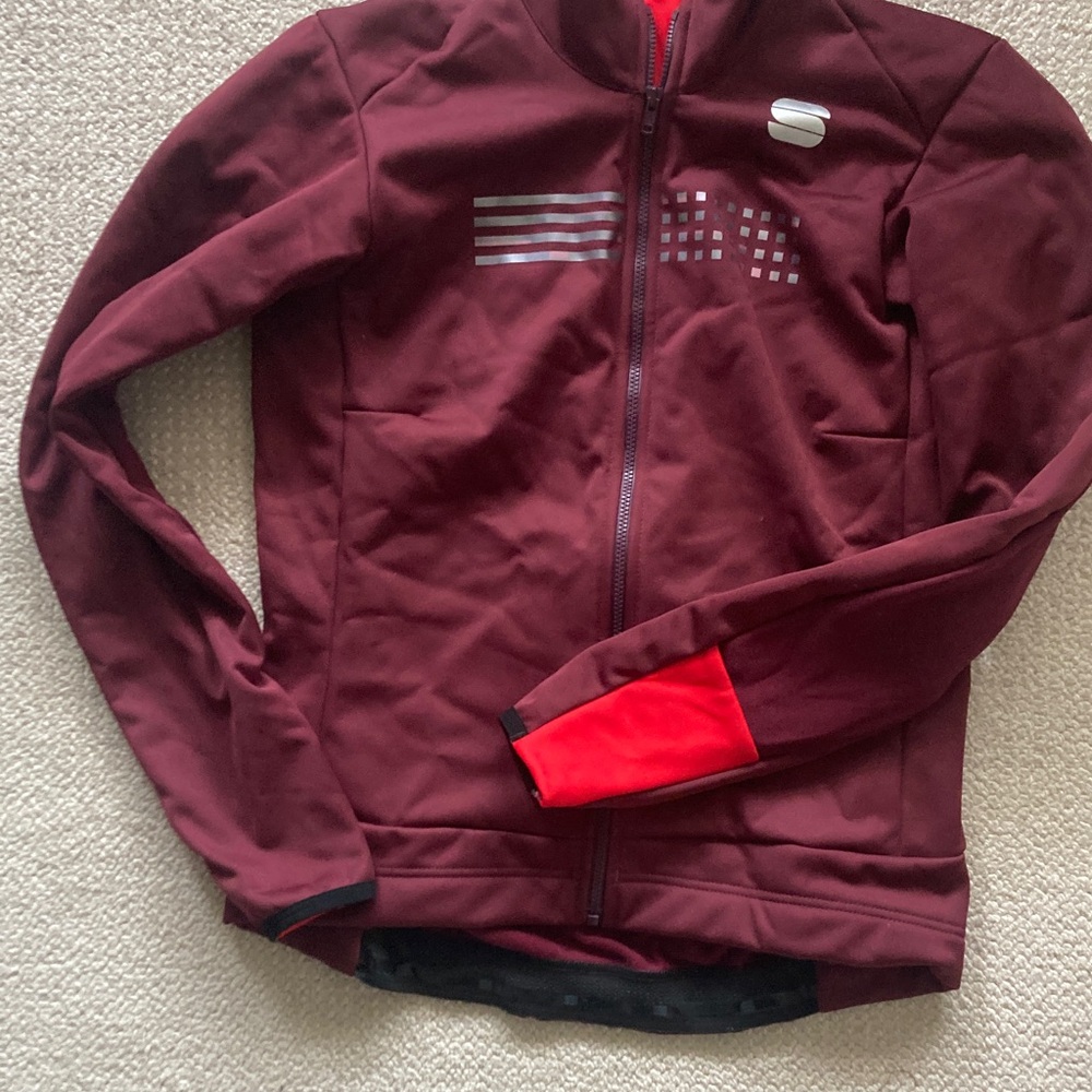 Women's Burgundy Cycling Jersey
